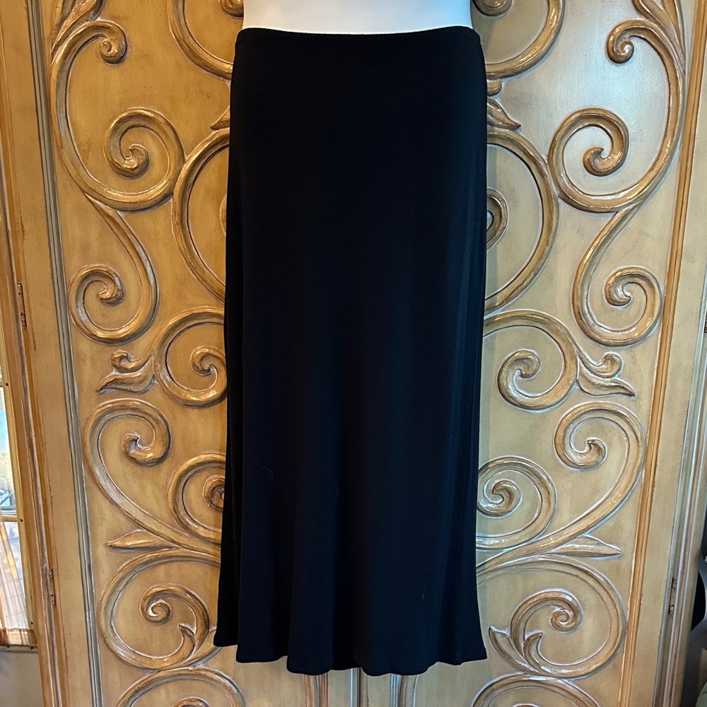 Chicos Elegant Black Maxi Skirt